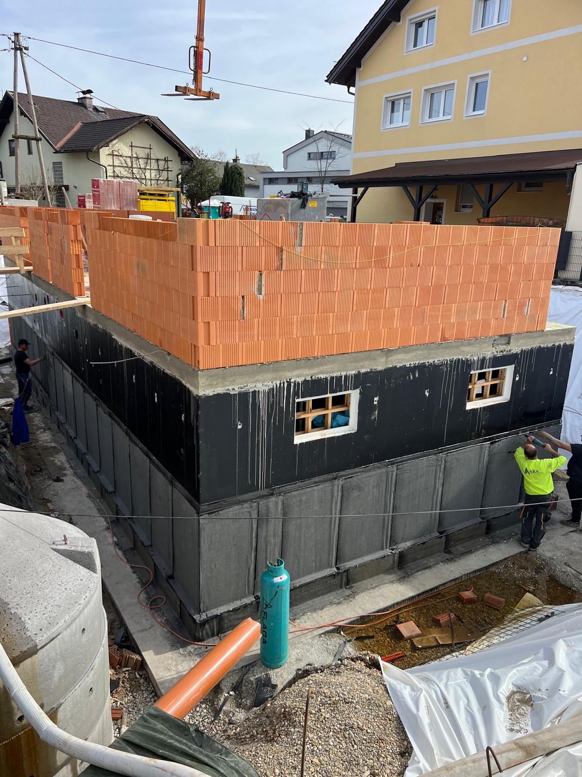 Bitumen Flachdach Abdichtung