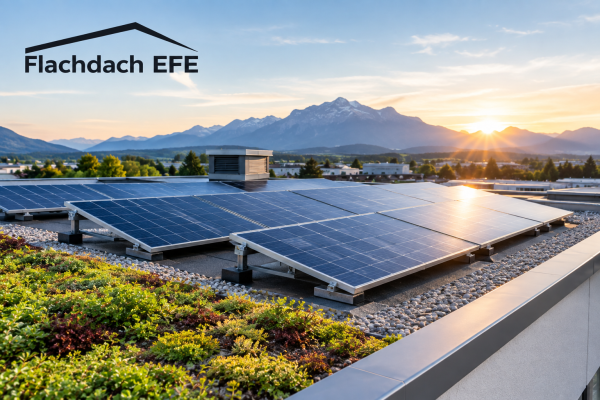 Photovoltaik auf dem Flachdach: Sanierung, Abdichtung & PV richtig planen